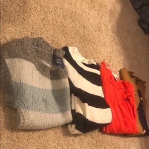 Bundle of used condition sweaters